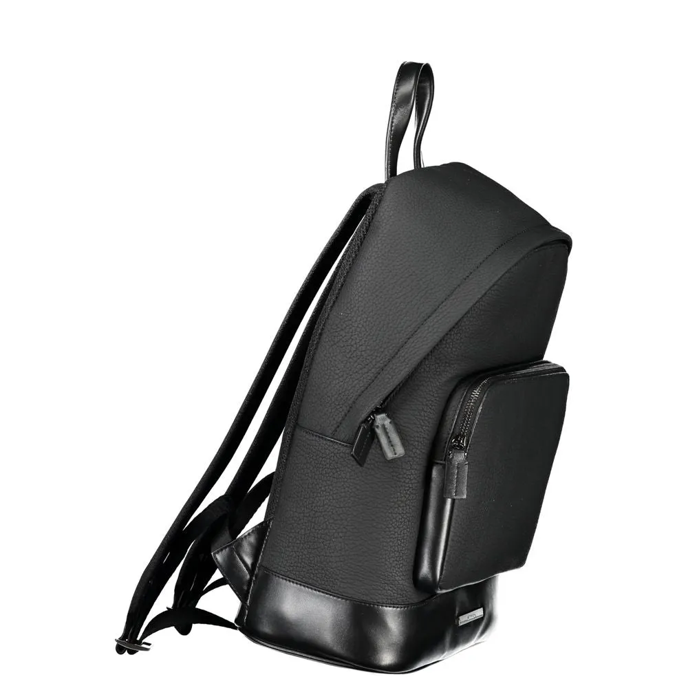 Sleek Urbanite Black Backpack with Laptop Compartment sold by Louxly product image thumbnail 3