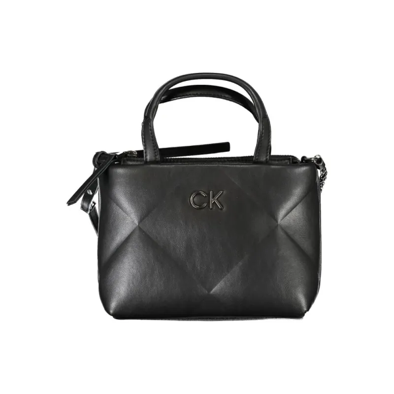 Black Polyester Handbag sold by Louxly