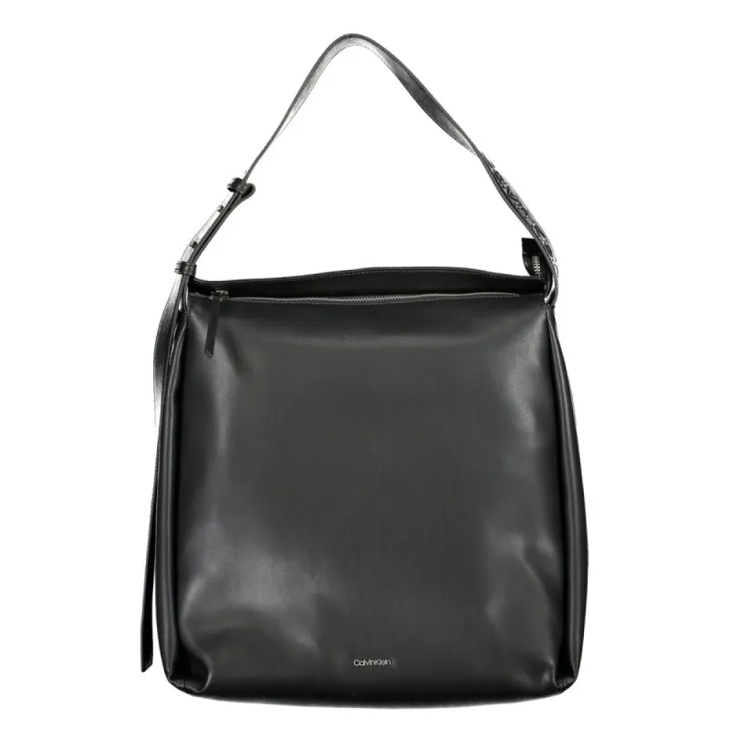 Black Polyester Handbag sold by Louxly