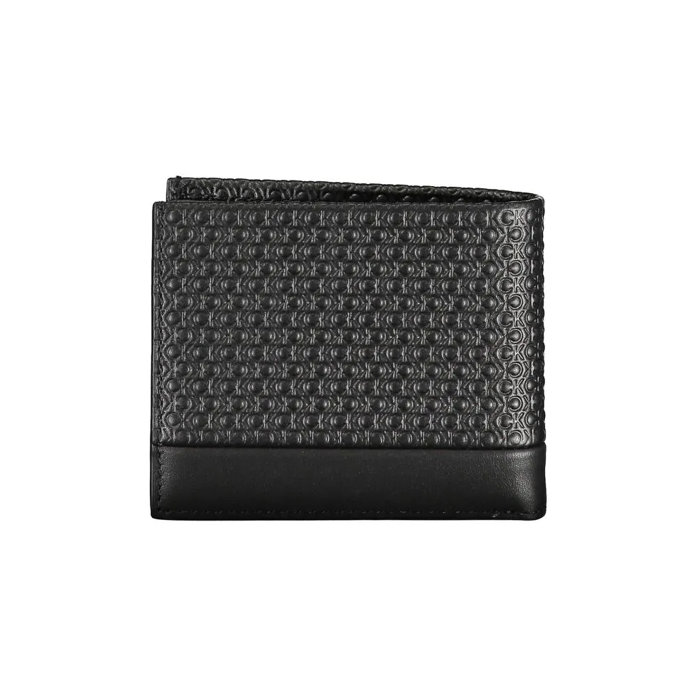 Sleek Black Leather Wallet with Contrast Details sold by Louxly product image thumbnail 2