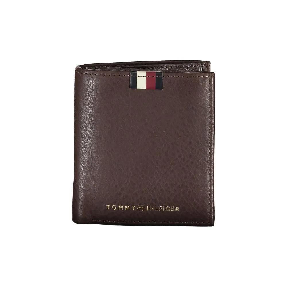 Elegant Brown Leather Bi-Fold Wallet sold by Louxly