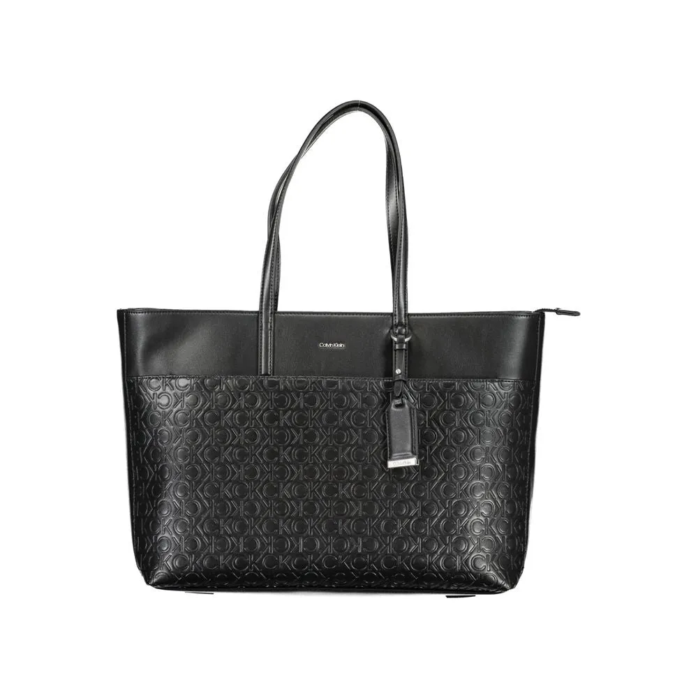 Black Polyester Handbag sold by Louxly