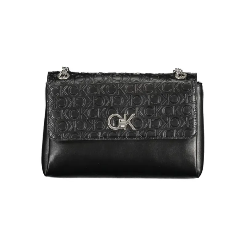 Black Polyester Handbag sold by Louxly