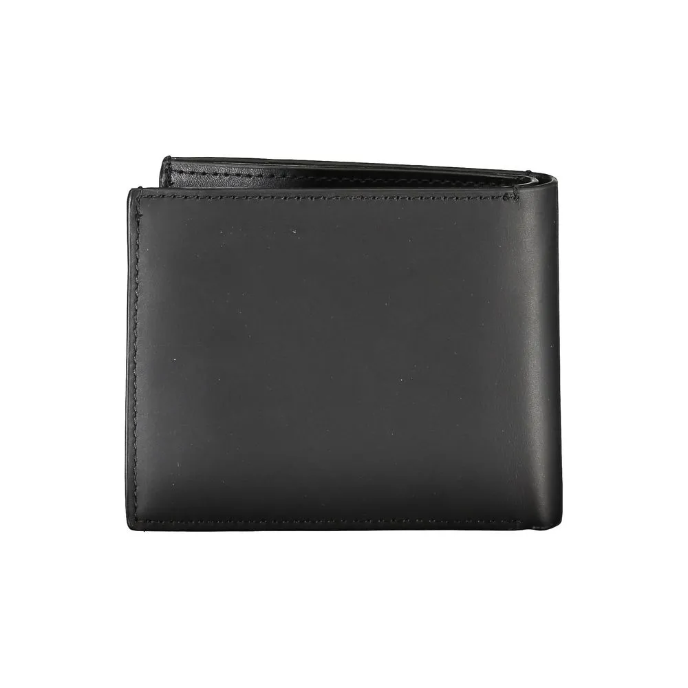 Black Leather RFID Wallet with Coin Purse sold by Louxly product image thumbnail 2
