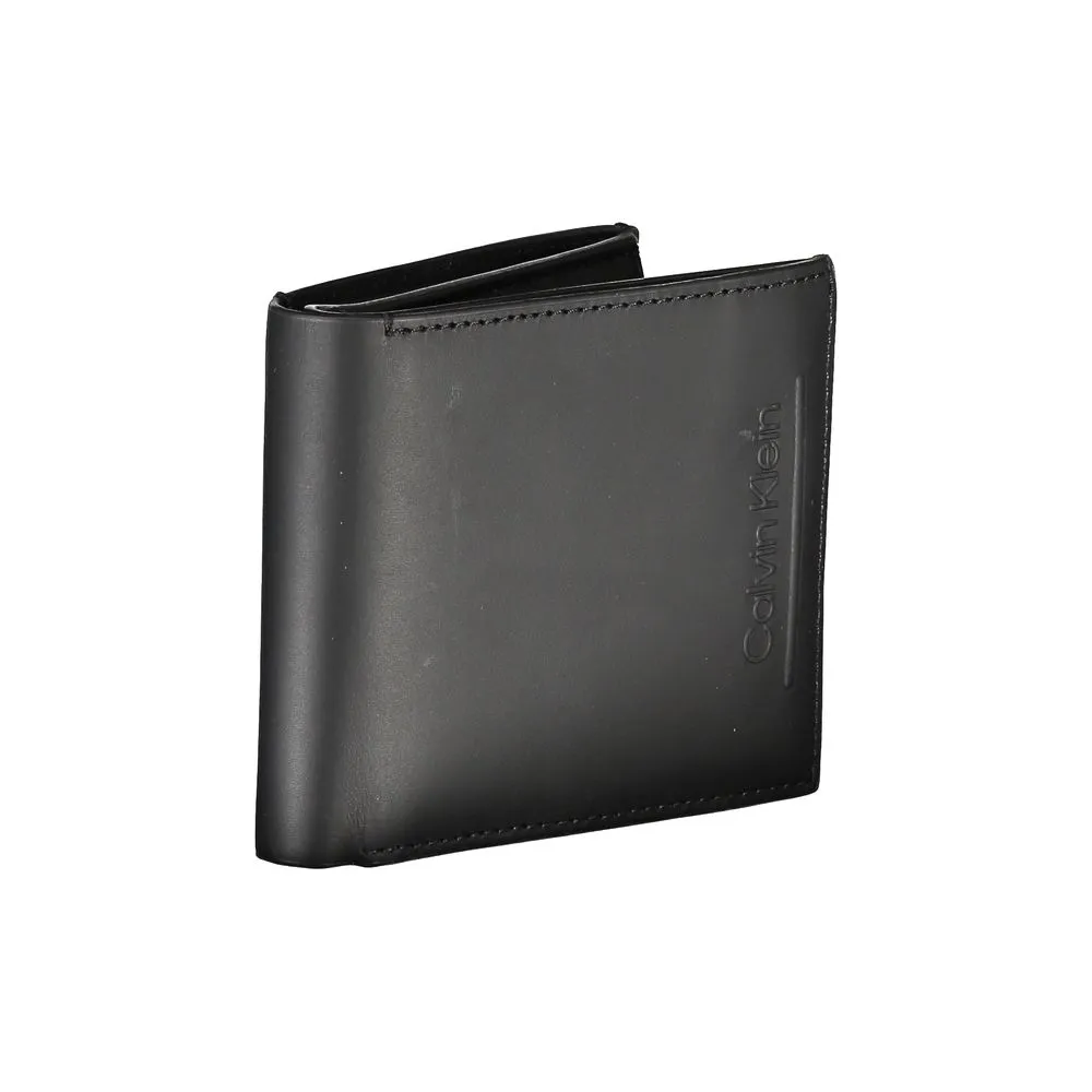 Black Leather RFID Wallet with Coin Purse sold by Louxly product image thumbnail 3
