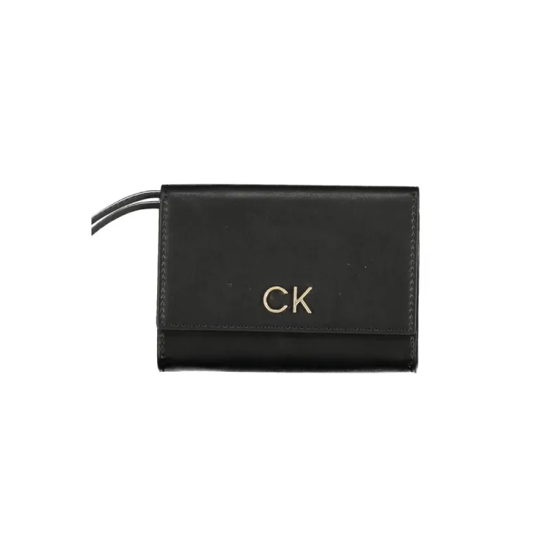Sleek Compact Designer Wallet in Black sold by Louxly