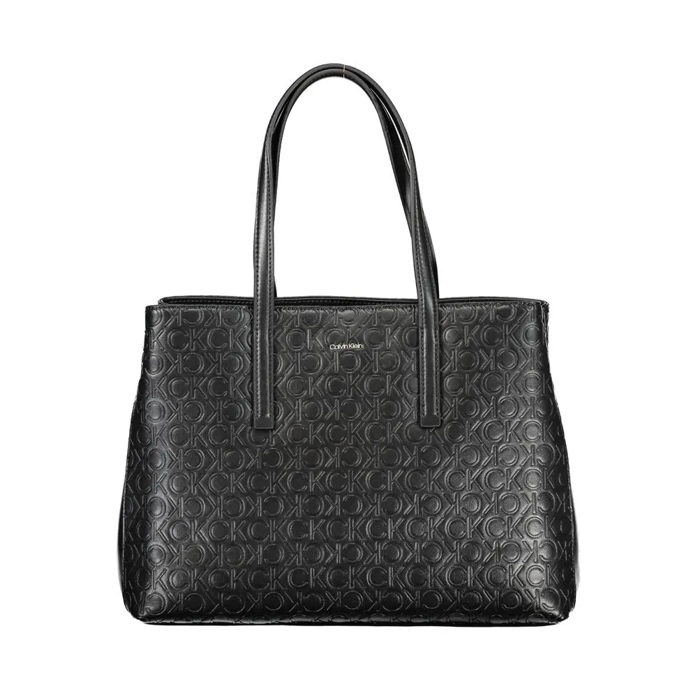 Black Polyester Handbag sold by Louxly