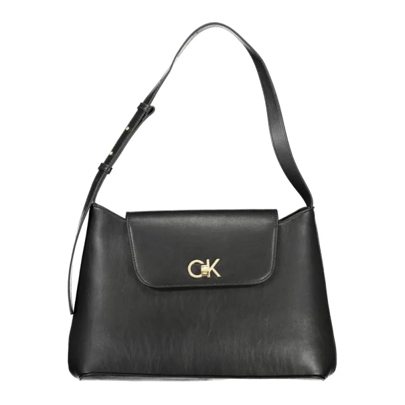 Black Polyester Handbag sold by Louxly