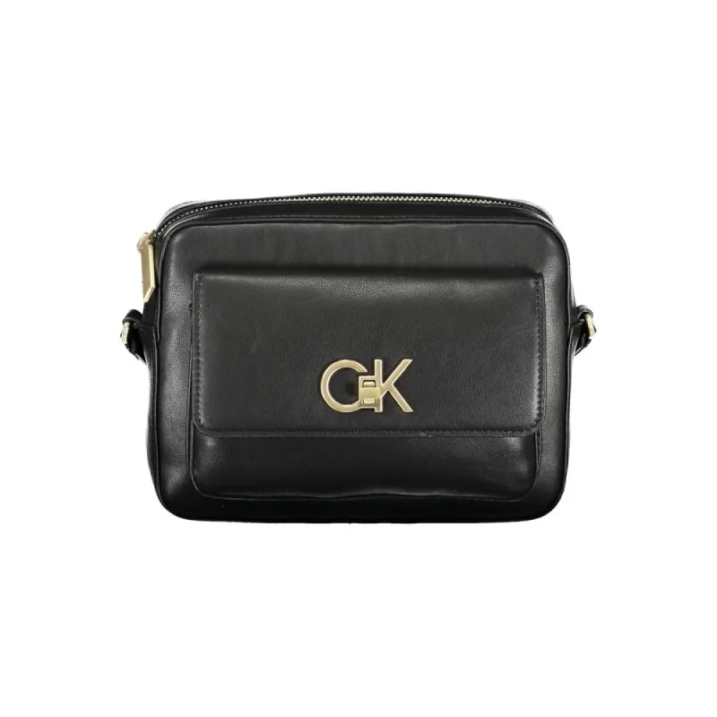 Black Polyester Handbag sold by Louxly
