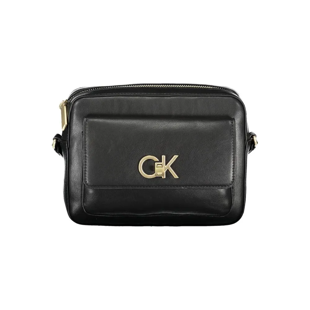 Black Polyester Handbag sold by Louxly