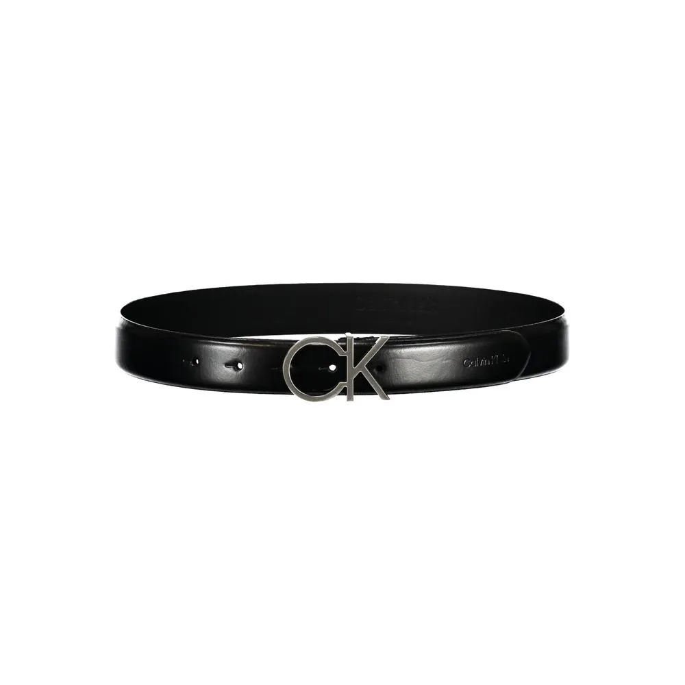 Elegant Black Leather Belt with Metal Buckle sold by Louxly product image thumbnail 2