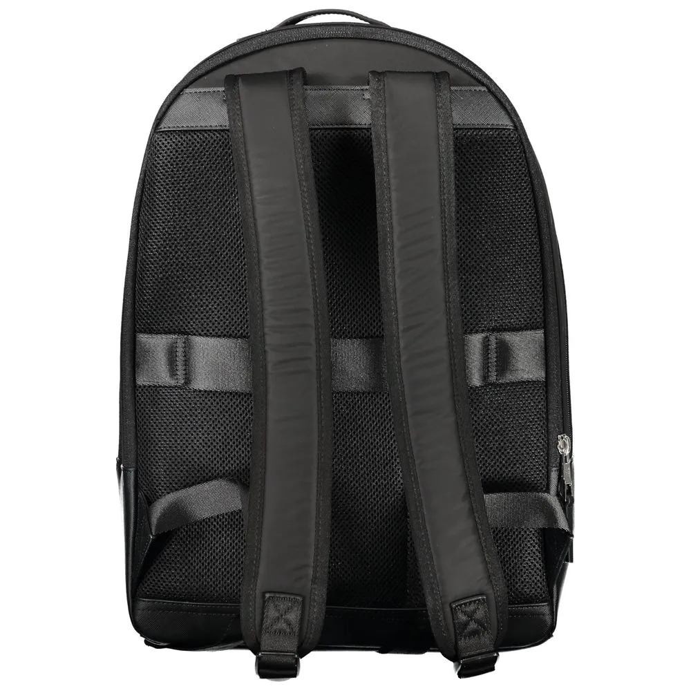 Black Polyester Men Backpack sold by Louxly product image thumbnail 2