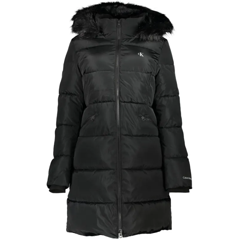 Chic Hooded Jacket with Removable Fur Detail sold by Louxly