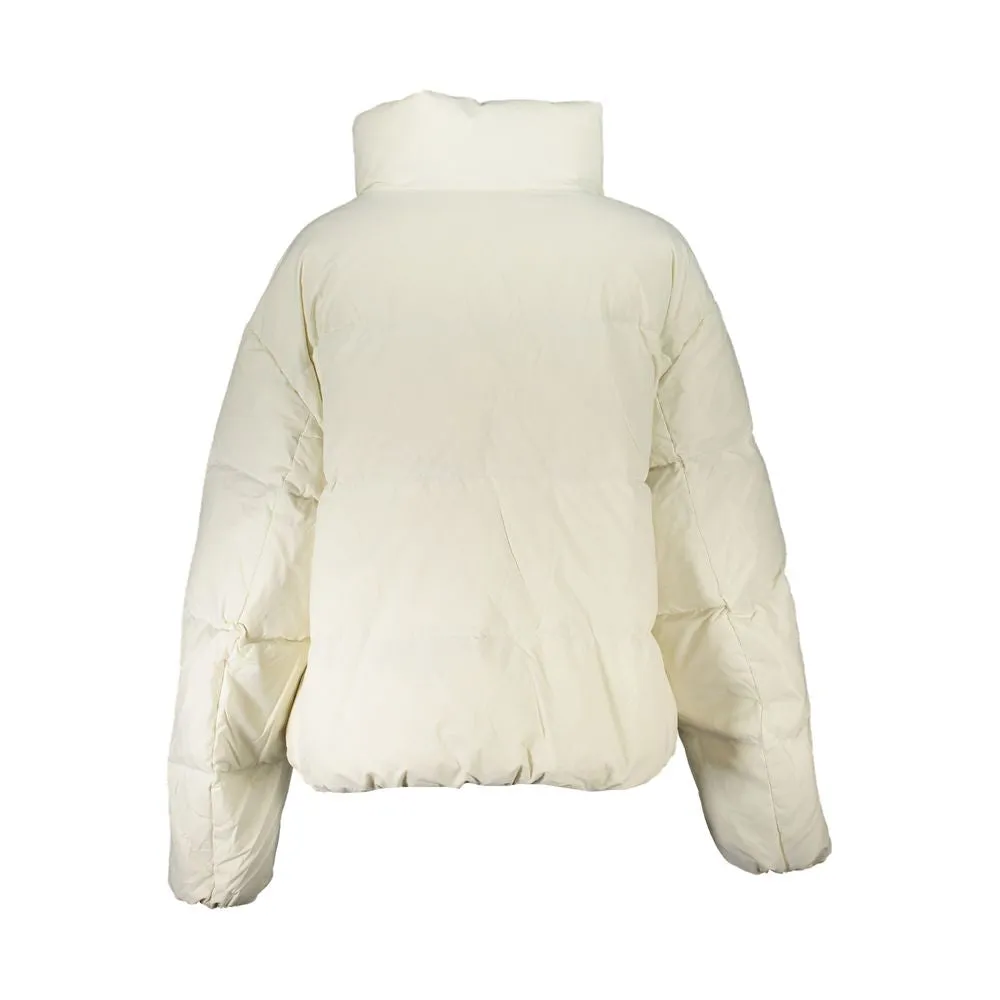 Chic White Long Sleeve Recycled Jacket sold by Louxly product image thumbnail 2