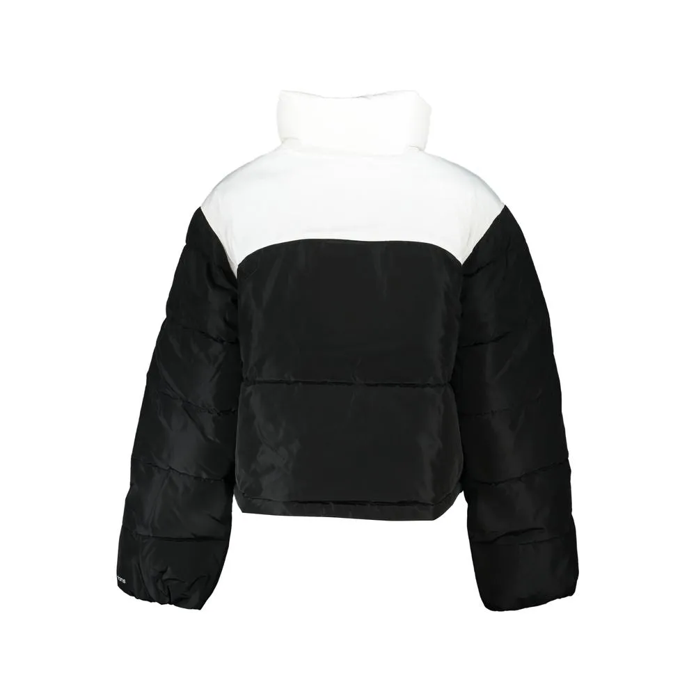 Chic Contrast Zip Long Sleeve Jacket sold by Louxly product image thumbnail 2
