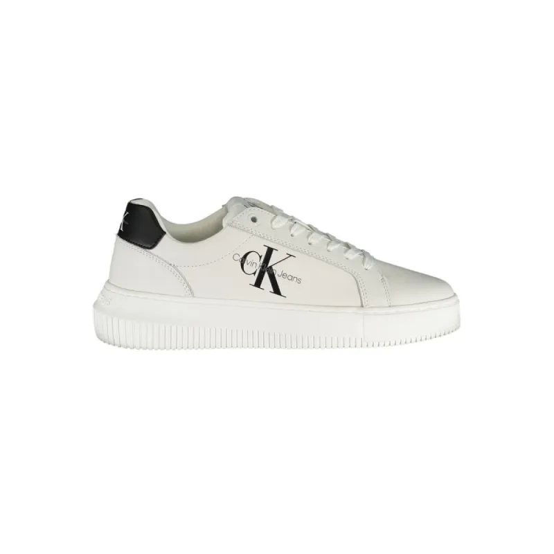 Eco-Chic White Sneakers with Contrast Details sold by Louxly