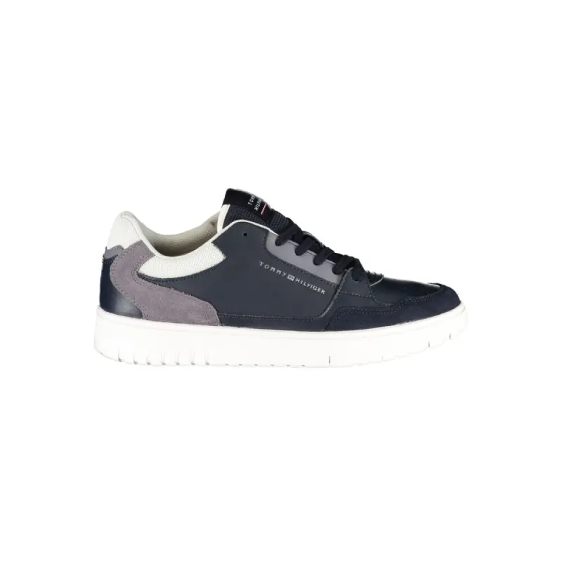 Blue Polyethylene Men Sneaker sold by Louxly