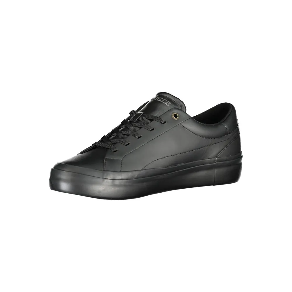 Black Polyethylene Men Sneaker sold by Louxly product image thumbnail 3