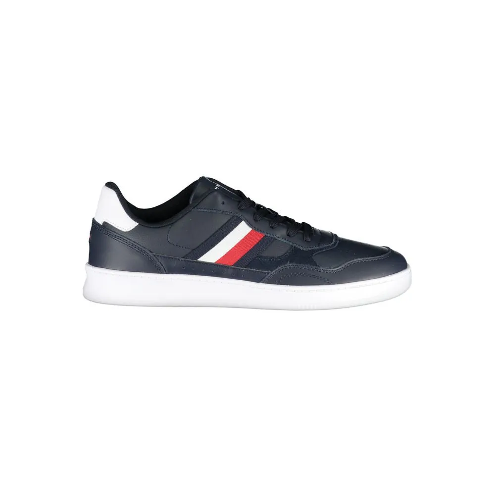 Blue Polyethylene Men Sneaker sold by Louxly