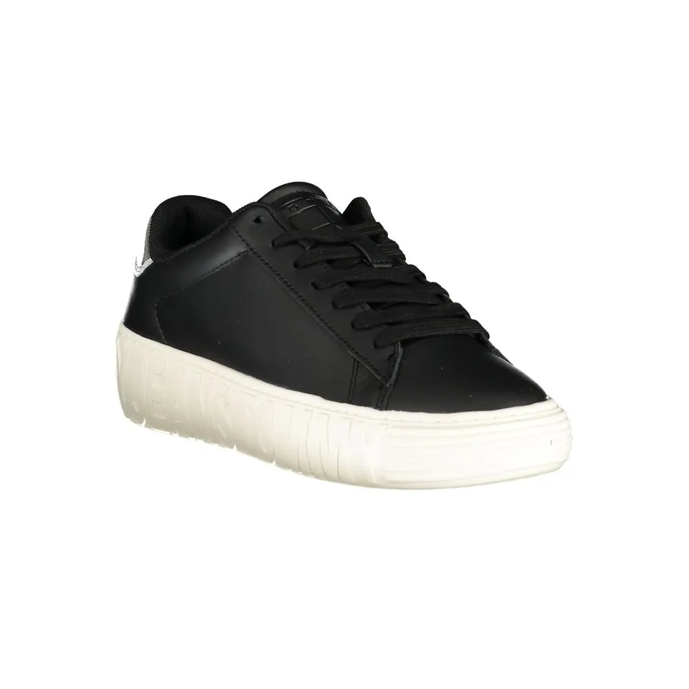Black Leather Women Sneaker sold by Louxly product image thumbnail 2