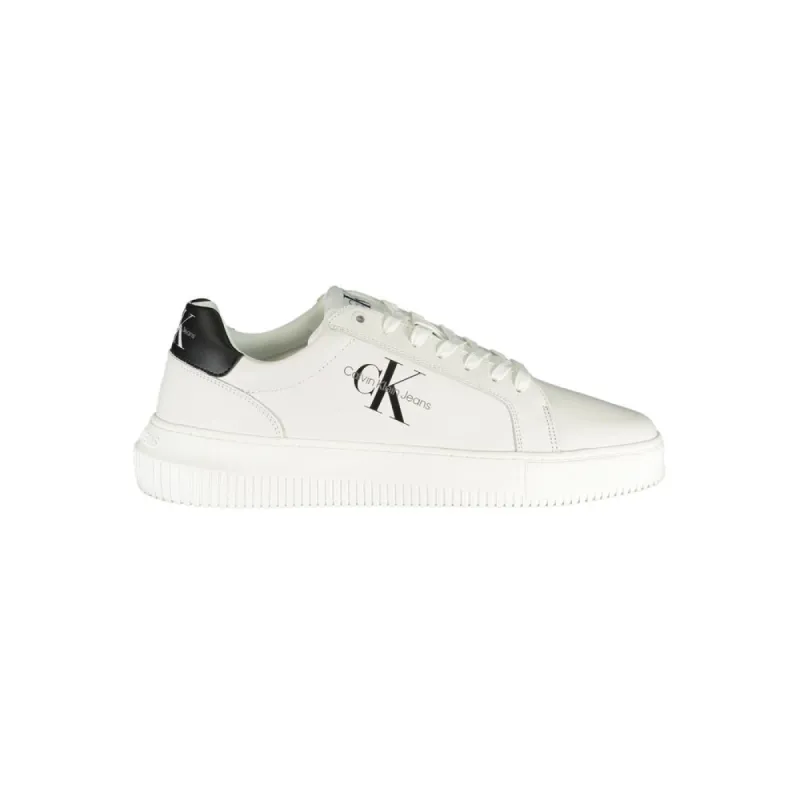 Sophisticated White Lace-Up Sneakers sold by Louxly
