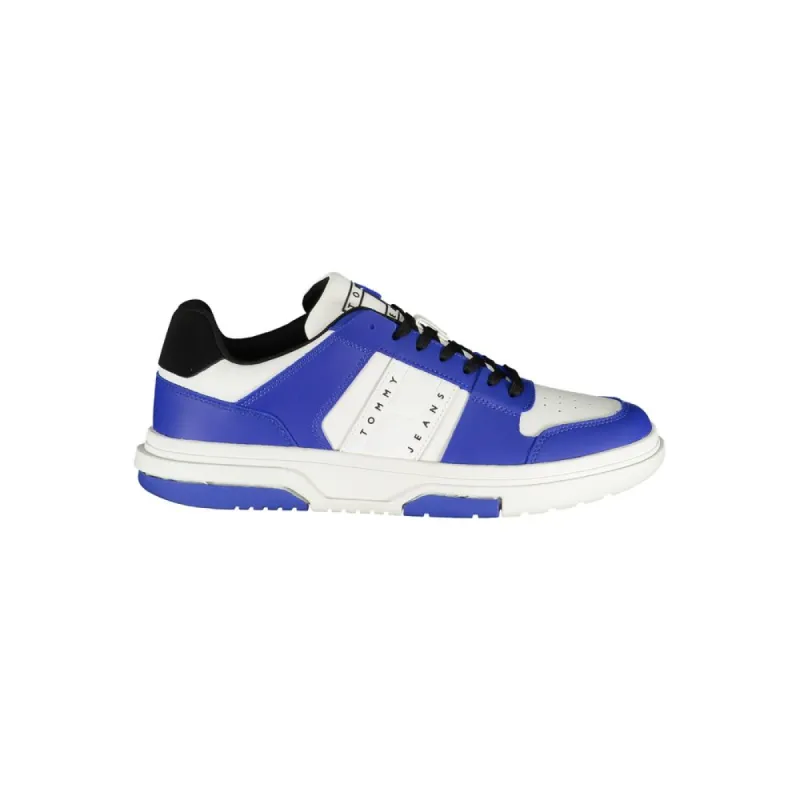 Blue Polyethylene Men Sneaker sold by Louxly