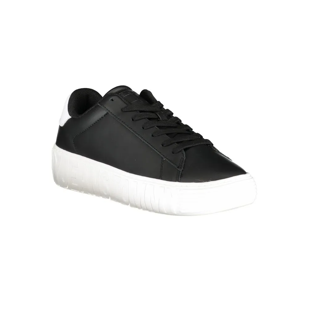 Black Polyethylene Men Sneaker sold by Louxly product image thumbnail 2