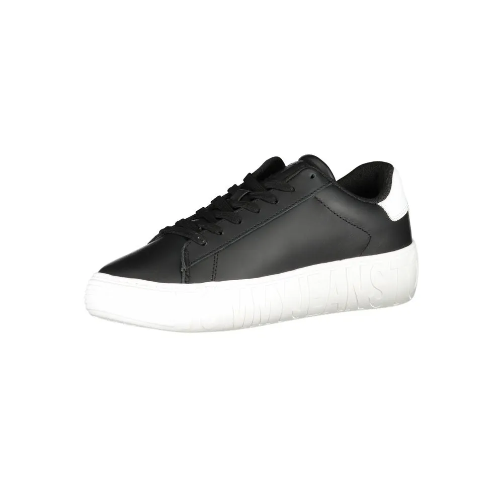 Black Polyethylene Men Sneaker sold by Louxly product image thumbnail 3