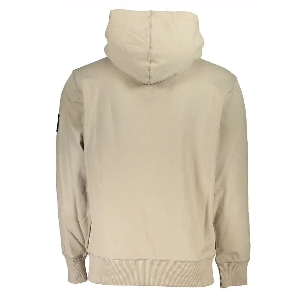Beige Cotton Hooded Sweatshirt sold by Louxly product image thumbnail 2