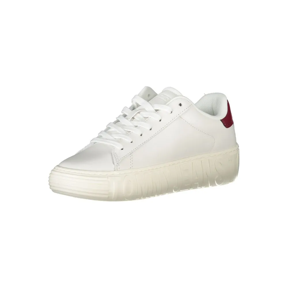 White Leather Women Sneaker sold by Louxly product image thumbnail 2