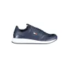 Blue Polyethylene Men Sneaker sold by Louxly