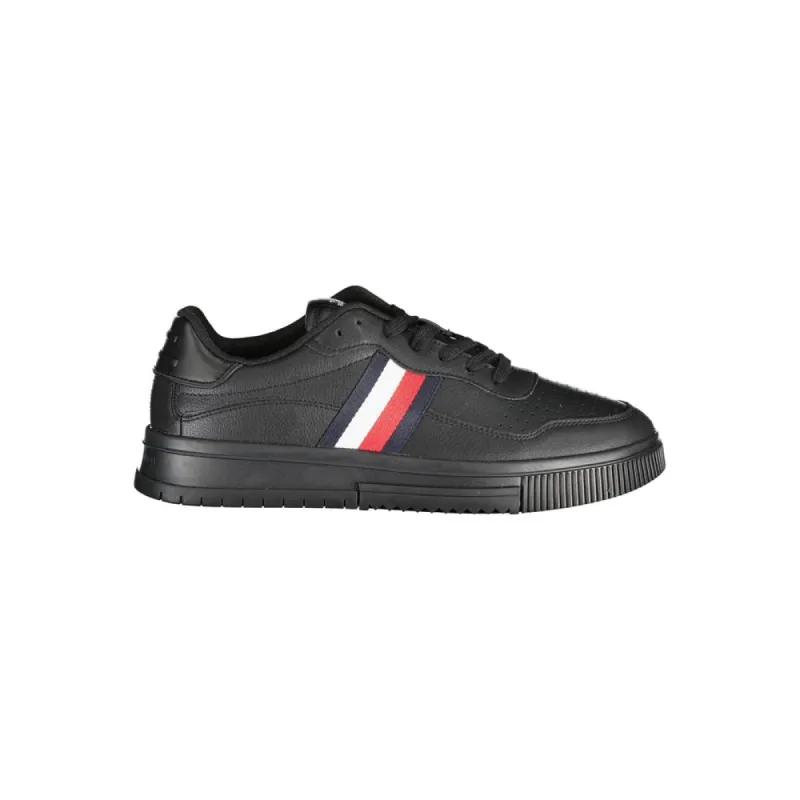 Black Leather Men Sneaker sold by Louxly