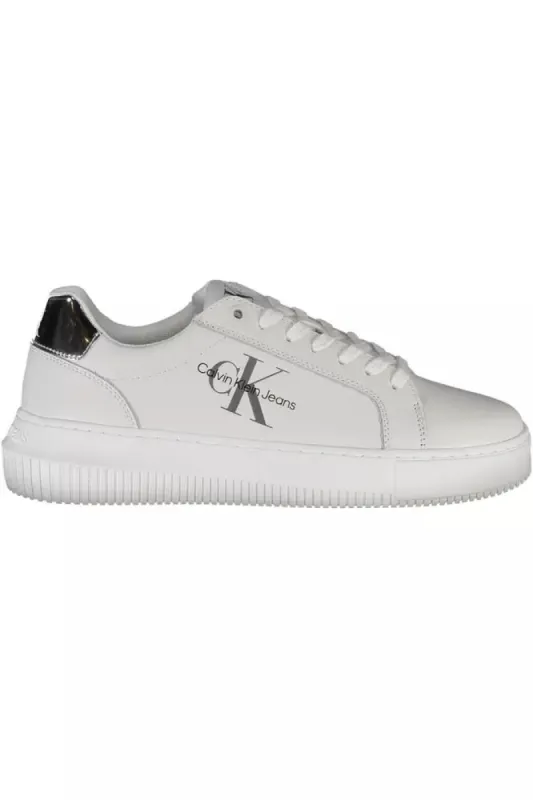 White Leather Women Sneaker sold by Louxly