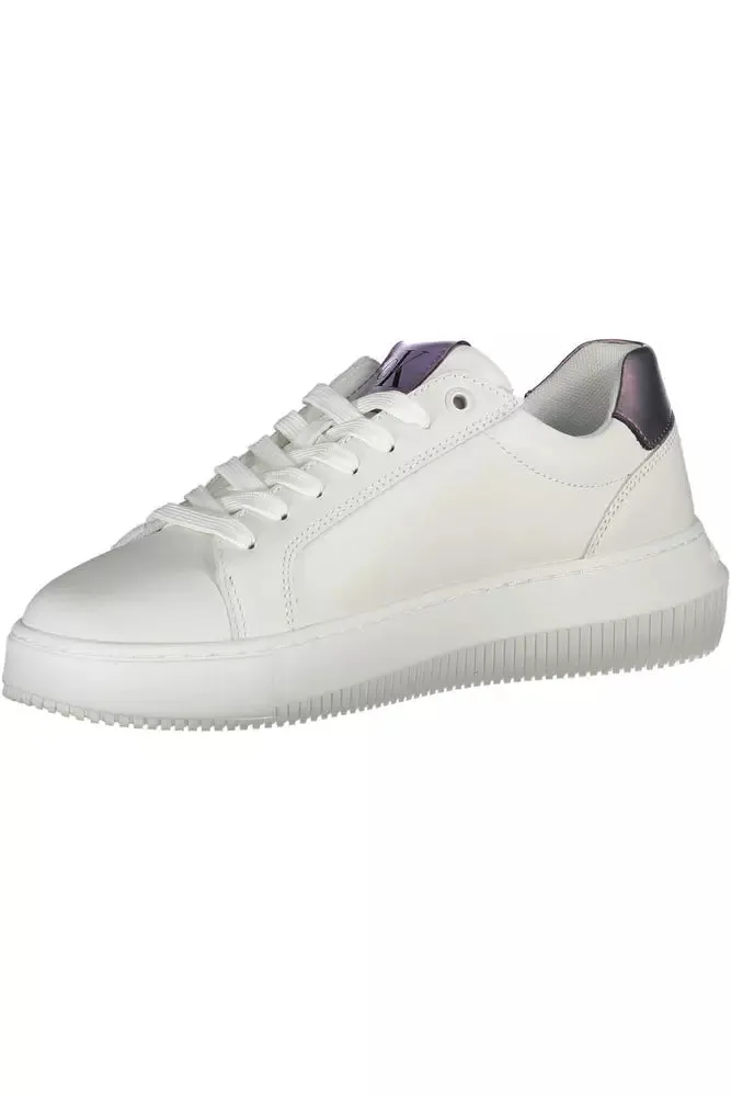 White Leather Women Sneaker sold by Louxly product image thumbnail 3