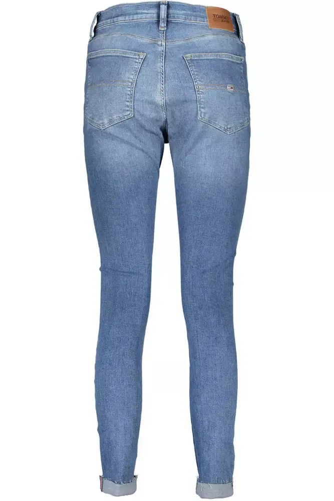 Light Blue Cotton Women Jeans sold by Louxly product image thumbnail 2