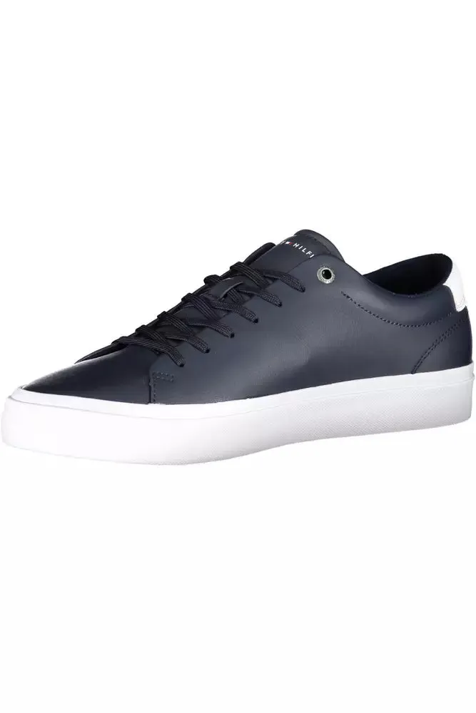 Blue Leather Men Sneaker sold by Louxly product image thumbnail 3