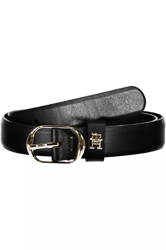 Black Leather Women Belt sold by Louxly