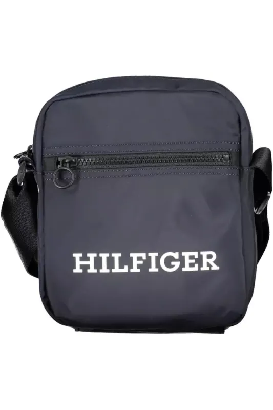 Blue Polyester Men Shoulder Bag made by Tommy Hilfiger