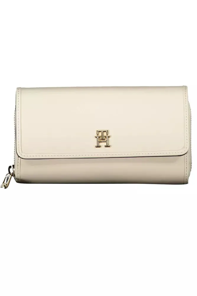 White Polyethylene Women Wallet sold by Louxly