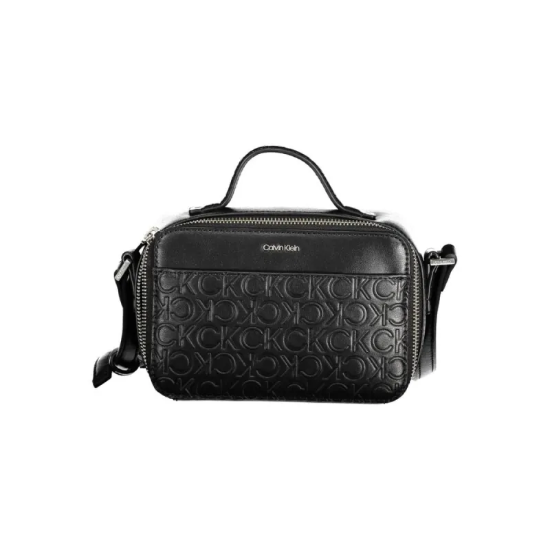 Black Polyester Handbag sold by Louxly