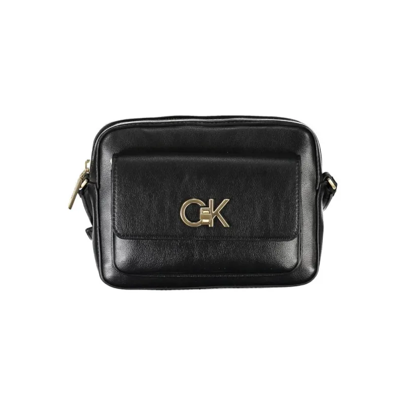 Black Polyester Handbag sold by Louxly