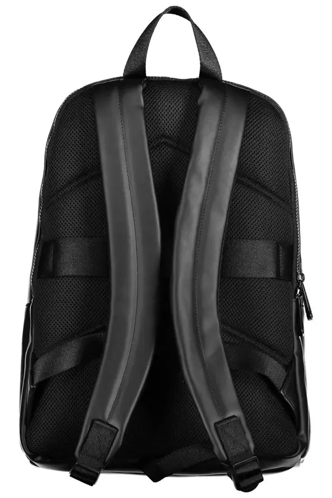 Black Polyester Men Backpack sold by Louxly product image thumbnail 2