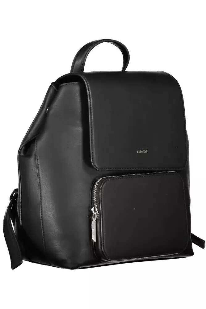 Black Polyester Women Backpack sold by Louxly product image thumbnail 3
