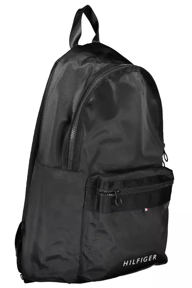 Black Polyester Men Backpack sold by Louxly product image thumbnail 3