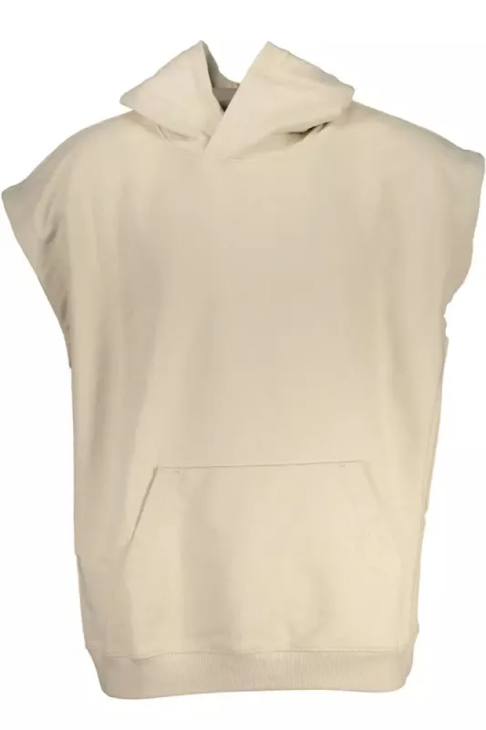 Beige Cotton Men Sweater sold by Louxly