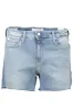 Light Blue Cotton Women Short sold by Louxly