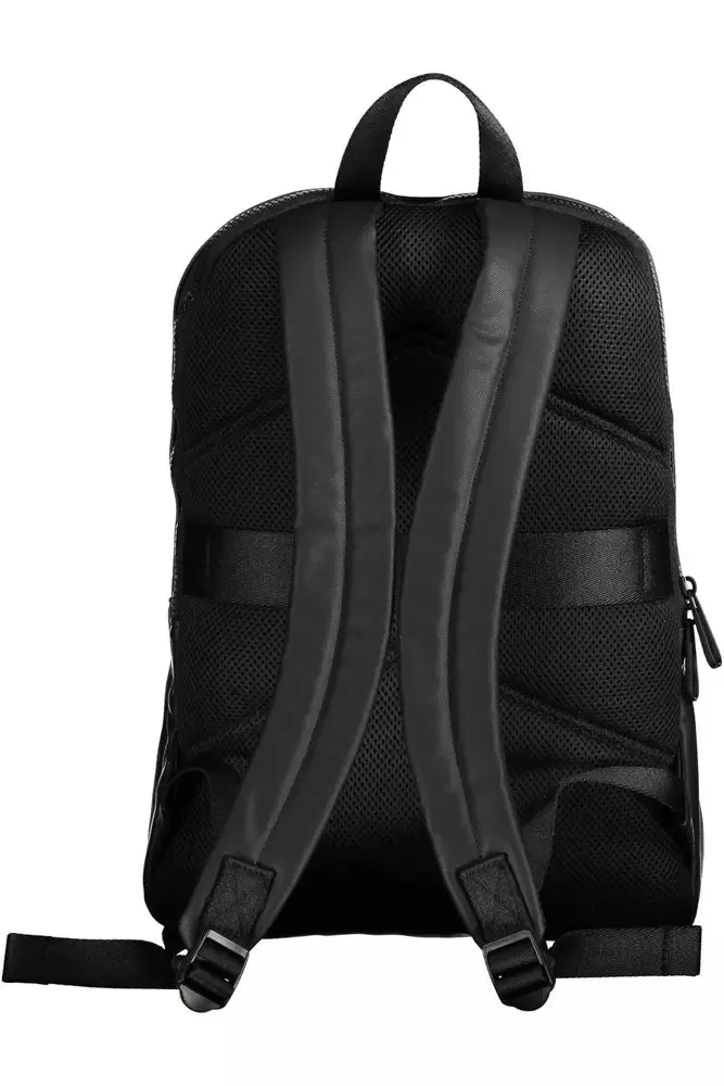 Black Polyester Men Backpack sold by Louxly product image thumbnail 2