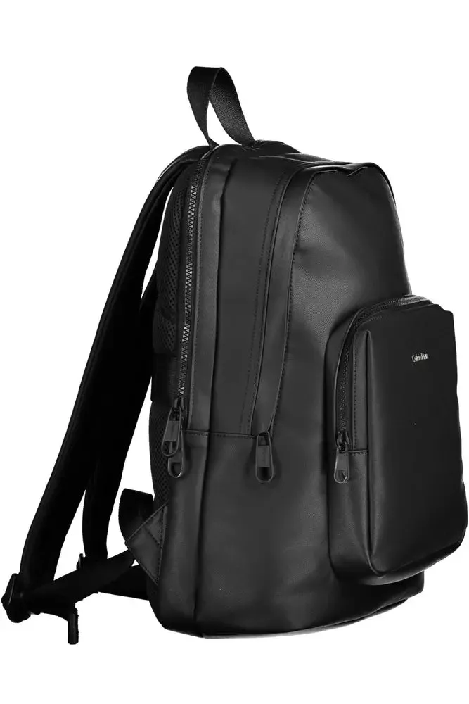 Black Polyester Men Backpack sold by Louxly product image thumbnail 3