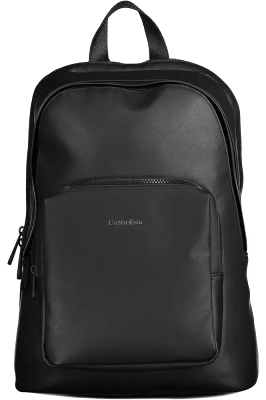 Black Polyester Men Backpack sold by Louxly