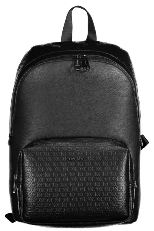 Black Polyester Men Backpack sold by Louxly